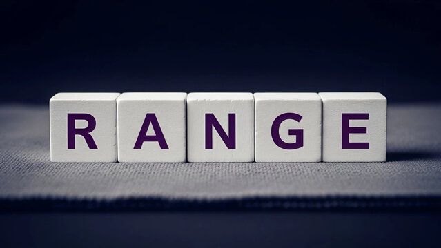 Range word tiles concept illustration focus idea strategy alphabet letters business education goal success message text