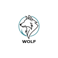 Wolf Logo – Wild Wolf Head