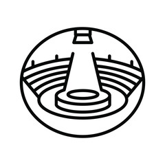 Arena Stage with Spotlight Icon