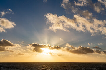 Fototapeta premium sunset at Porth dafarch on the Isle of Anglesey