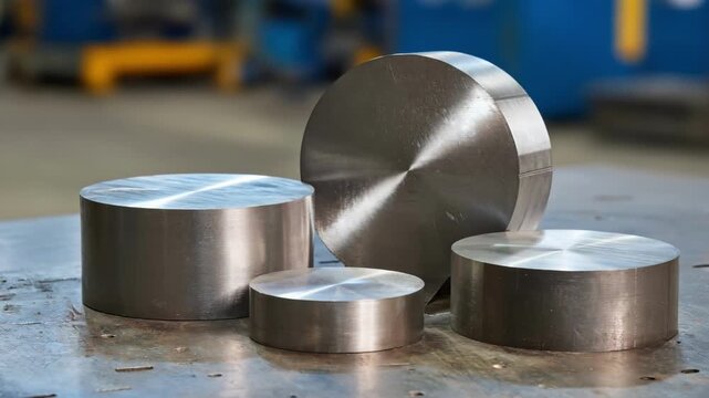 Metal sealing discs in various sizes displayed on a workshop table showcasing versatility for different container types and secure sealing mechanisms.