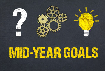Obraz premium Mid-Year Goals 
