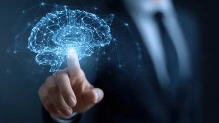 Digital brain with connecting network and human touch