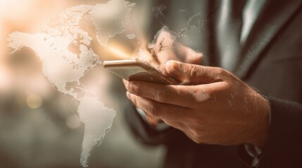 Global communication and technology via smartphone