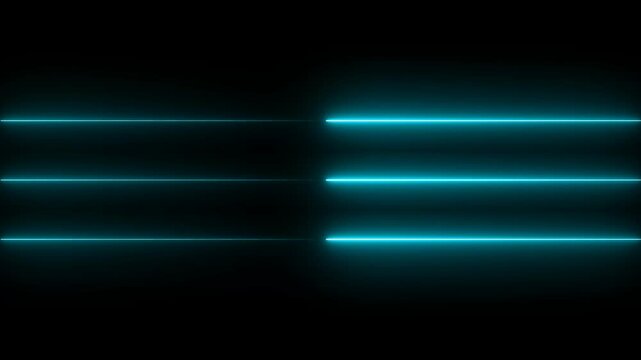 Neon lights glowing futuristic color seamless neon light line technology motion background. Neon lights blinking lines moving animation Abstract glowing rainbow colour neon line