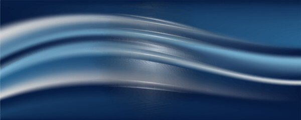 A modern and elegant abstract background with a flowing, deep blue design, perfect for websites, presentations, and branding.