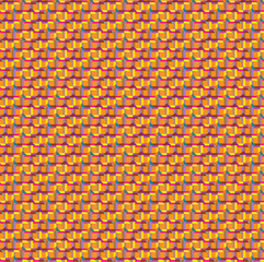 Vibrant Retro Geometric Pattern Background with Colorful Abstract Shapes, Seamless Mosaic Tile Design, Bold Symmetric Artwork, Bright Decorative Texture for Modern Digital textile Prints, Wallpapers.