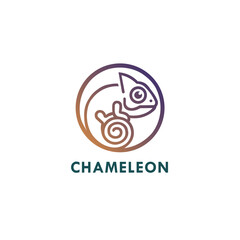Chameleon Vector Logo Design
