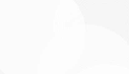 Circular Design: White Circles, Overlapping Shapes, Clean Visuals for Presentation Backgrounds, 164 characters