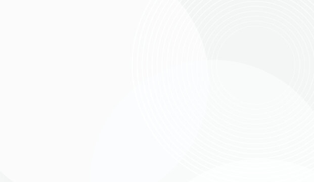 Circular Design: White Circles, Overlapping Shapes, Clean Visuals for Presentation Backgrounds, 164 characters