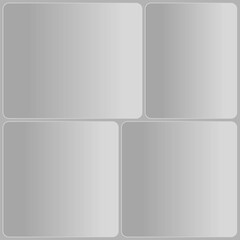 Bento grid with glass effect