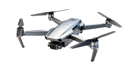 Drone flying with advanced camera features showcasing innovative design and technology in modern aerial photography
