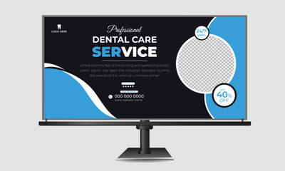 Health Care Medical Web banner, Billboard Cover Print Ready Template Design