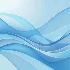 Deep Blue Fluid Abstract Wave Background