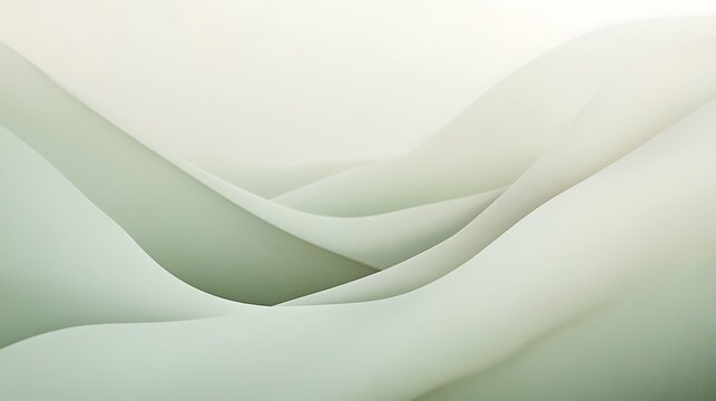 Zen-inspired beige and sage green fluid gradient, promoting a calming and natural atmosphere 
