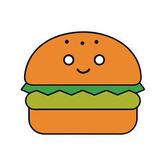 Vector Clip Art Hamburger for Web and Graphic Design
