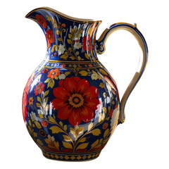 ceramic vase isolated on white