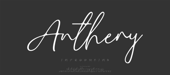 Modern alphabet letters font logo. Typography luxury minimal lettering fonts decorative wedding vintage retro logos. vector illustration