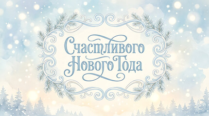 Naklejka premium Text in Russian: 