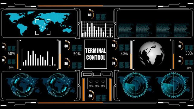  terminal control &ndash; Cyber Control HUD Interface