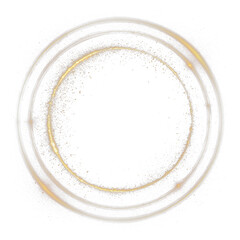 Ring Light Transparent PNG Effect | Glowing Circle Lighting Overlay Design