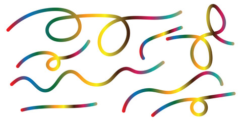 Geometric Color Flow &ndash; Modern Abstract Gradient Shape & Graphic Vector Design