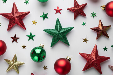 christmas decoration on a white background