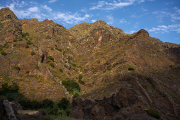 Volcanic peaks in Anaga mountains Tenerife