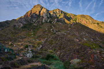 Volcanic peaks in Anaga mountains Tenerife