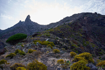 Anaga mountain massif panorama