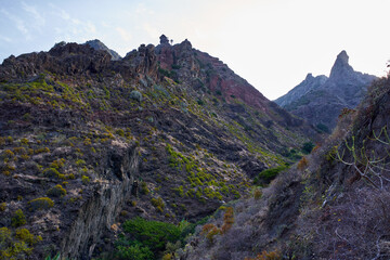 Anaga mountain massif panorama