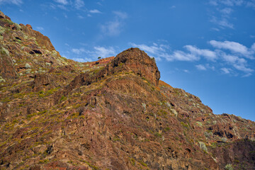 Volcanic peaks in Anaga mountains Tenerife