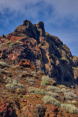 Volcanic peaks in Anaga mountains Tenerife