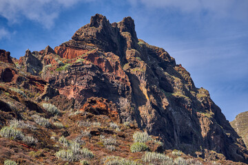 Volcanic peaks in Anaga mountains Tenerife
