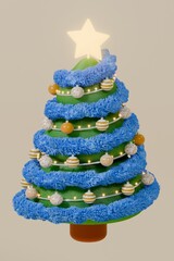 abstract christmas tree