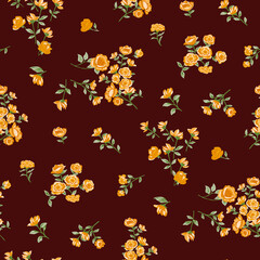 seamless pattern with roses