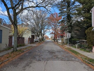 Overview of Cold Spring, NY in fall - November 2025