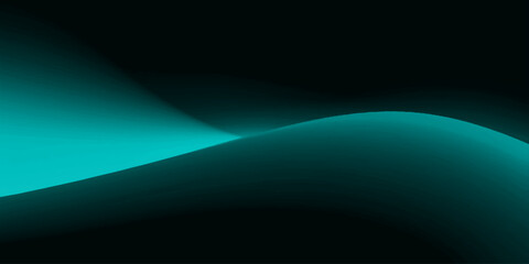 Abstract digital art: glowing blue lines in motion on a dark background form a wave design pattern