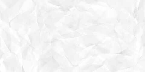 Crumpled white paper abstract shape background with space paper for text. crumpled sheet of white paper background texture, 