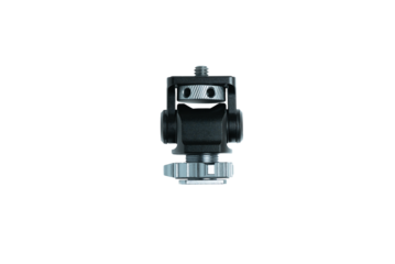 Camera hot shoe adapter with ball head mount
