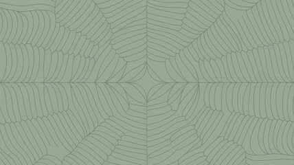 A repeating pattern of stylized spiderwebs in pale green creating a symmetrical abstract design