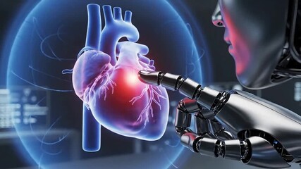 Cutting-edge robotic surgery transforming cardiac care with precision laser technology in modern lab for medical innovation breakthroughs - Powered by Adobe