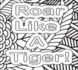 Inspirational Floral Line Art for Adults & Teens