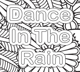 Inspirational Floral Line Art for Adults & Teens