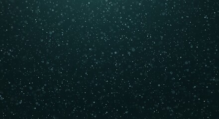 Obraz premium Abstract Background with White Particles Floating in Dark Teal Water Effect