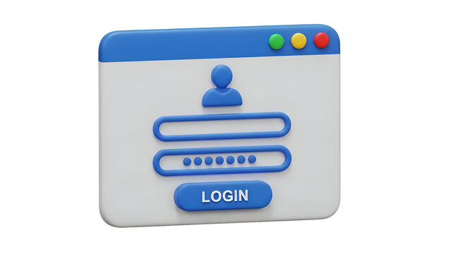 Secure login interface for modern app, website, and digital platform, illustrating secure access with user profile and password entry for seamless integration