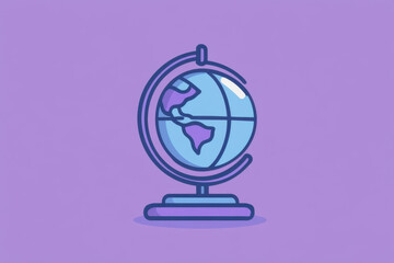 Americas globe: ideal for geography, education, travel, and global concepts representation