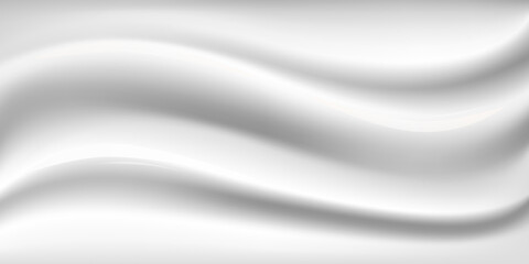 Fluids, cream. Cream drip. Realistic element for packaging design.