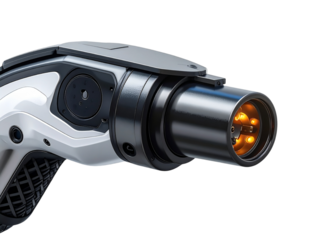 Electric vehicle charging connector, for a greener world ahead.