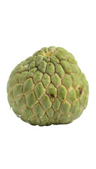 Fototapeta premium Fresh custard apple fruit on transparent background